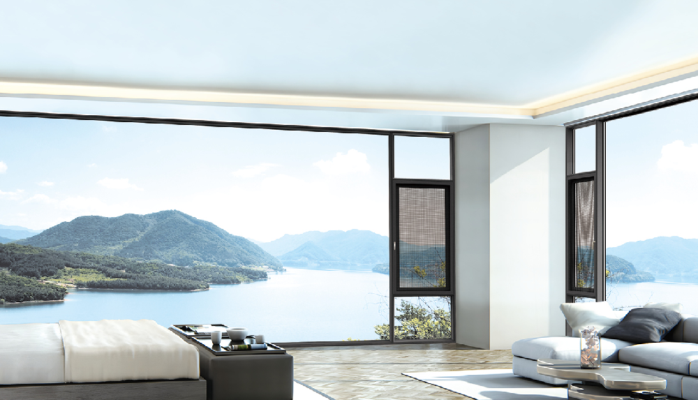 1078窄邊全隱地漏式系統(tǒng)窗