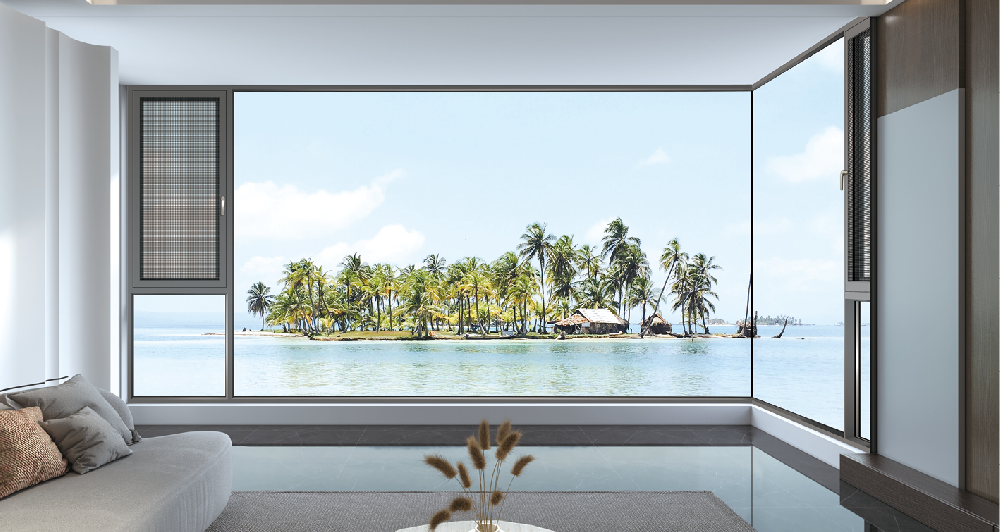 108窄邊地漏式排水系統(tǒng)窗