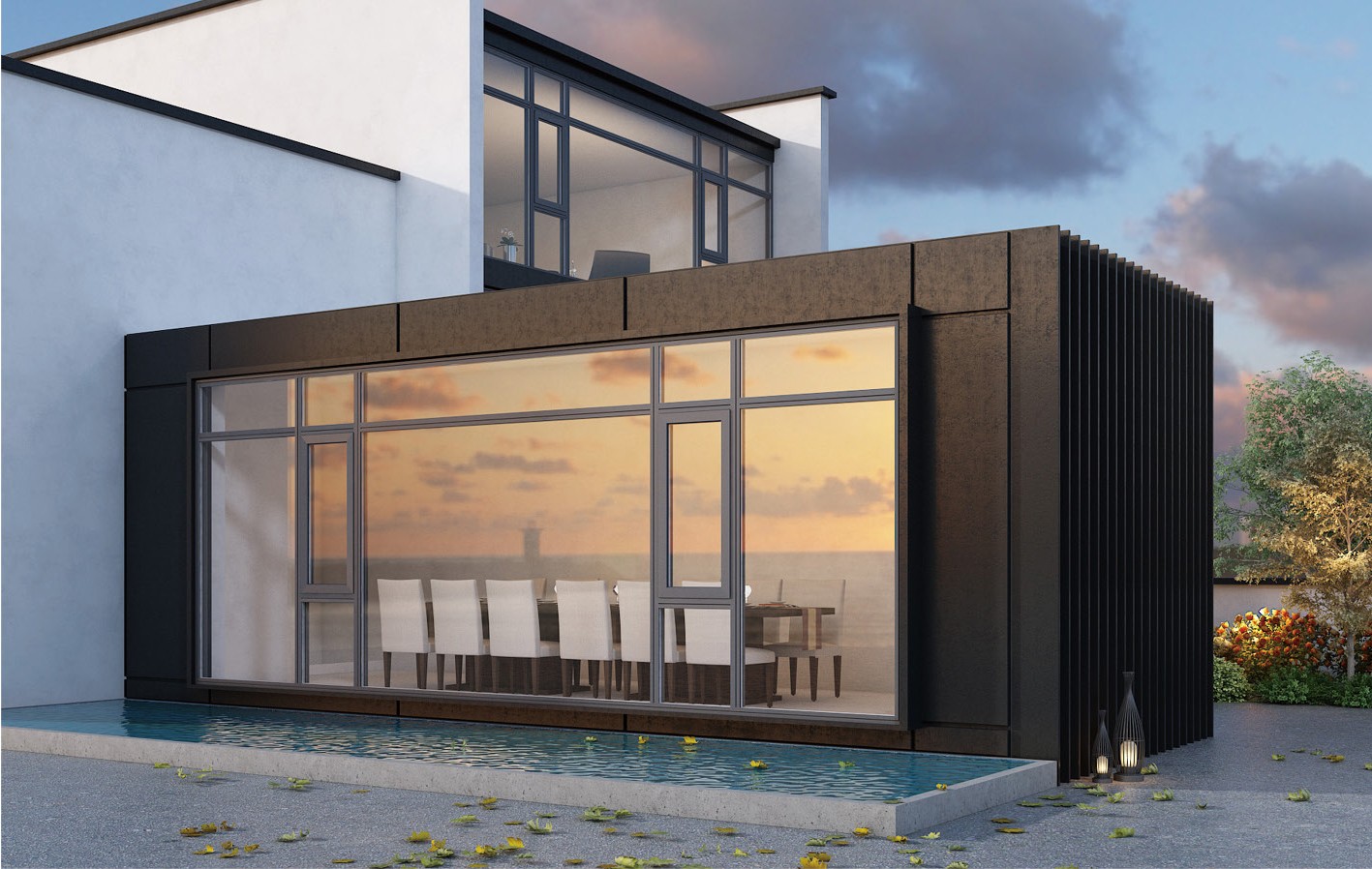 108歐式斷橋窗紗一體系列